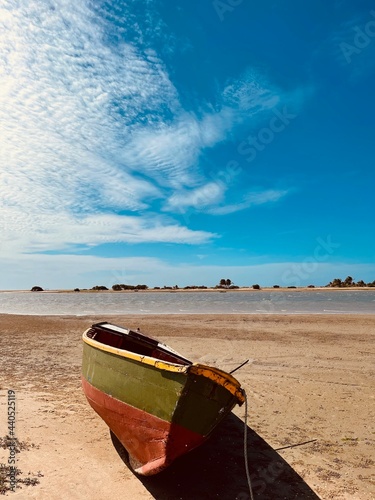 boat on the beach