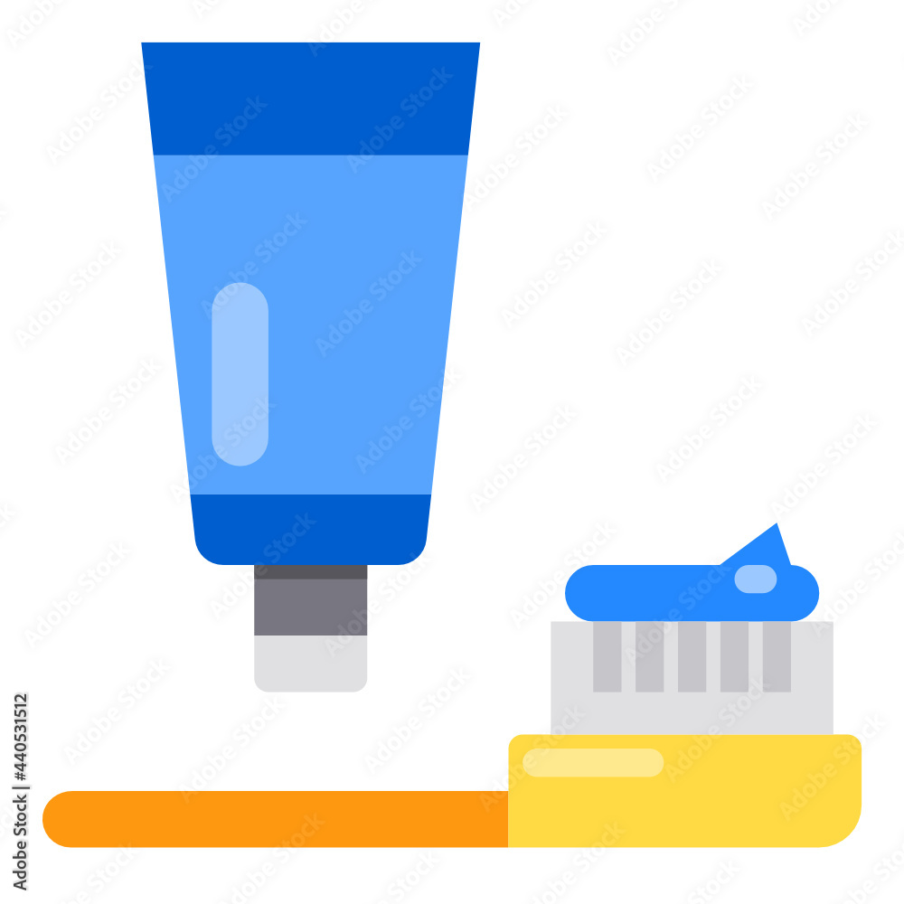 Toothbrush flat icon Toothbrush flat icon