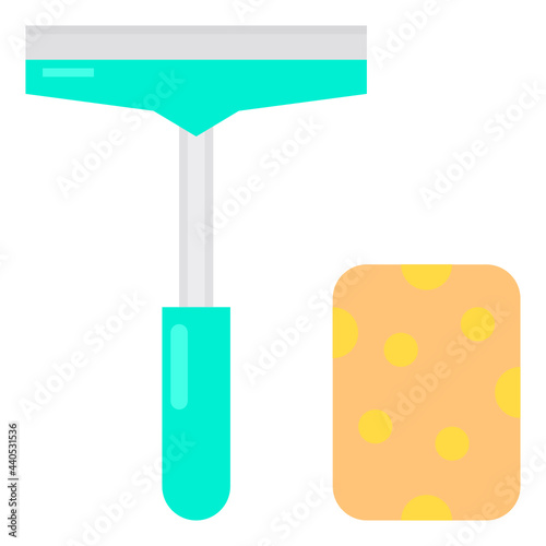 Wiper flat icon