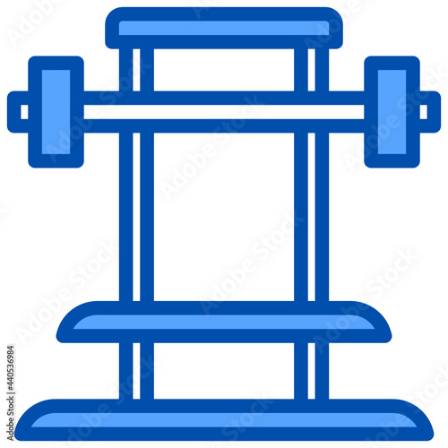 dumbell blue style icon