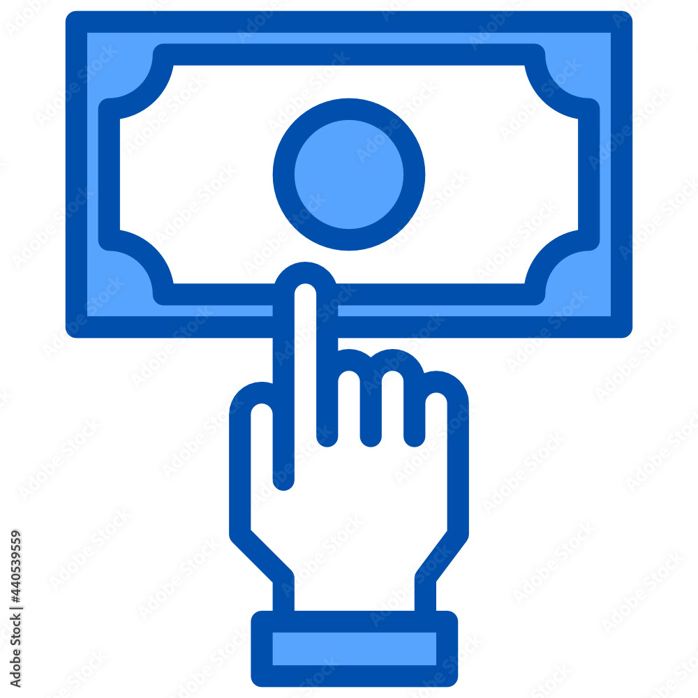 click blue style icon click blue style icon