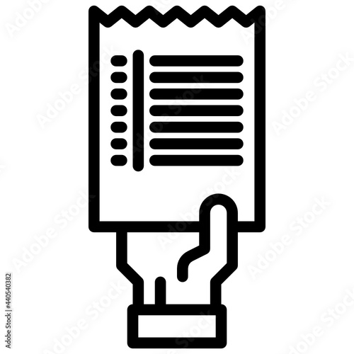 sent outline style icon