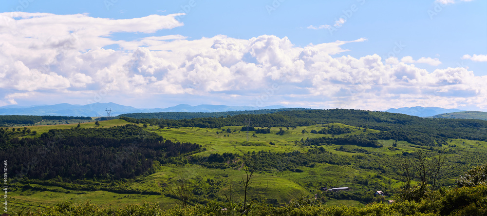 Obraz premium Hills and planes panorama