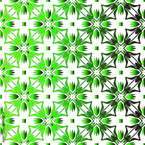 Geometric vector pattern with black and green gradient. simple ornament for wallpapers and backgrounds. © t2k4