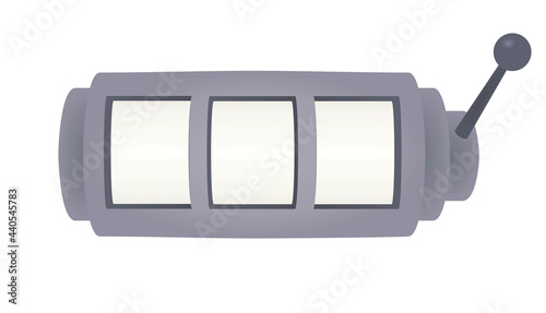 Blank slot machine. vector illustration