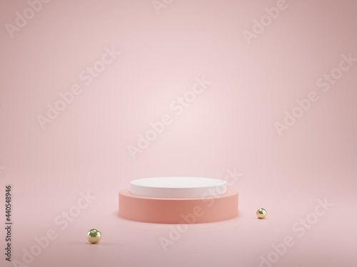 Background vector 3d  rendering, minimal product display background 3d rendered ,valentine background