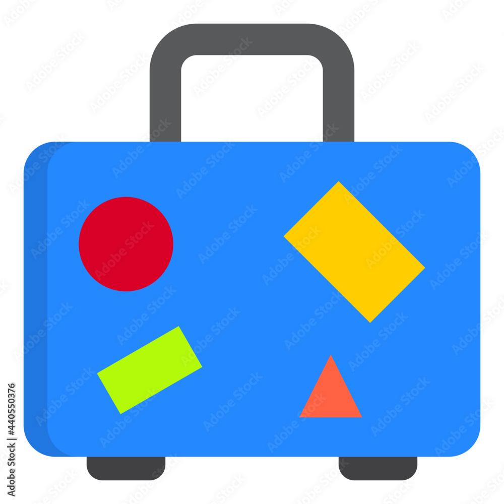 Travel bag,expenses,money,business,cost flat style icon