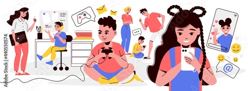 Children Gadget Illustration