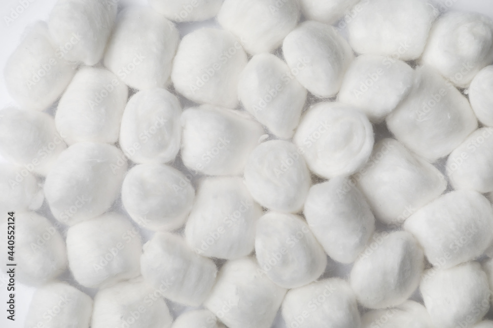 Soft cotton wool as background