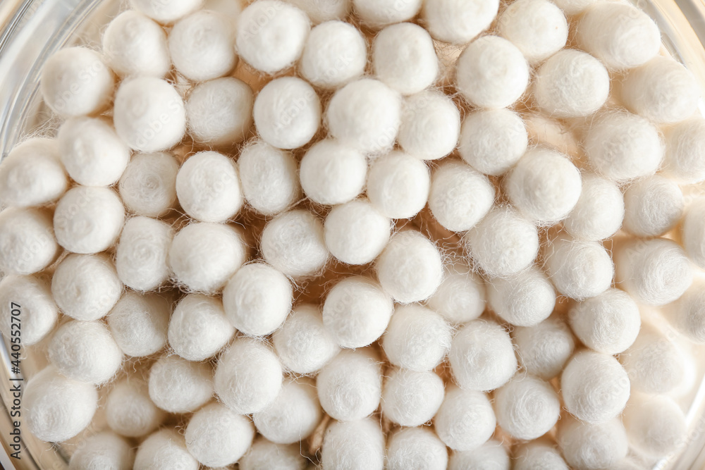 Cotton swabs as background, closeup Cotton swabs as background, closeup