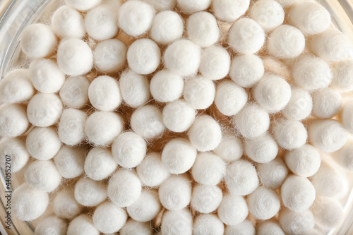 Cotton swabs as background, closeup