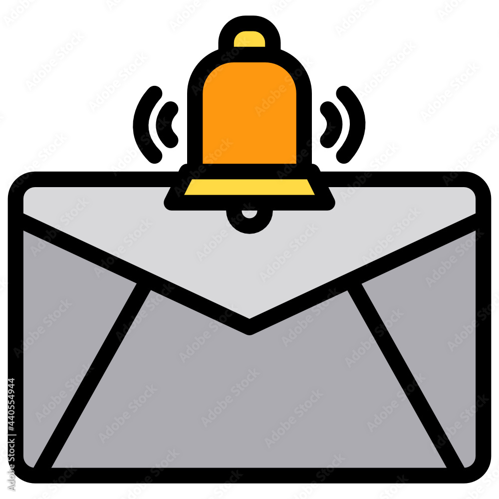 Mail color line style icon