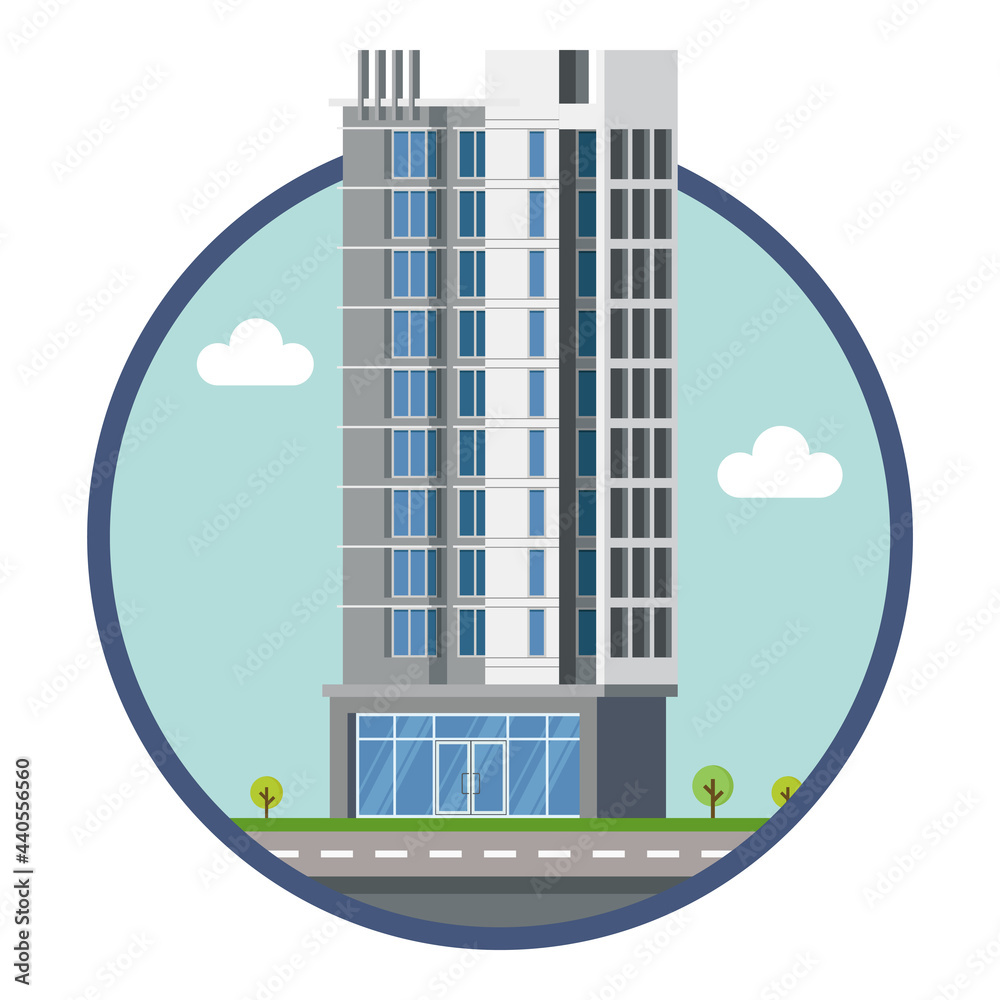 Bank city building beautiful illustration. Bank city building beautiful illustration.