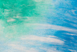 green, blue, white painted background texture