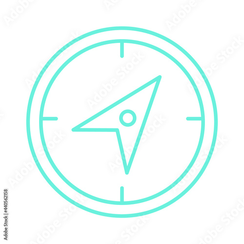 Arrow Compass icons symbol vector elements for infographic web