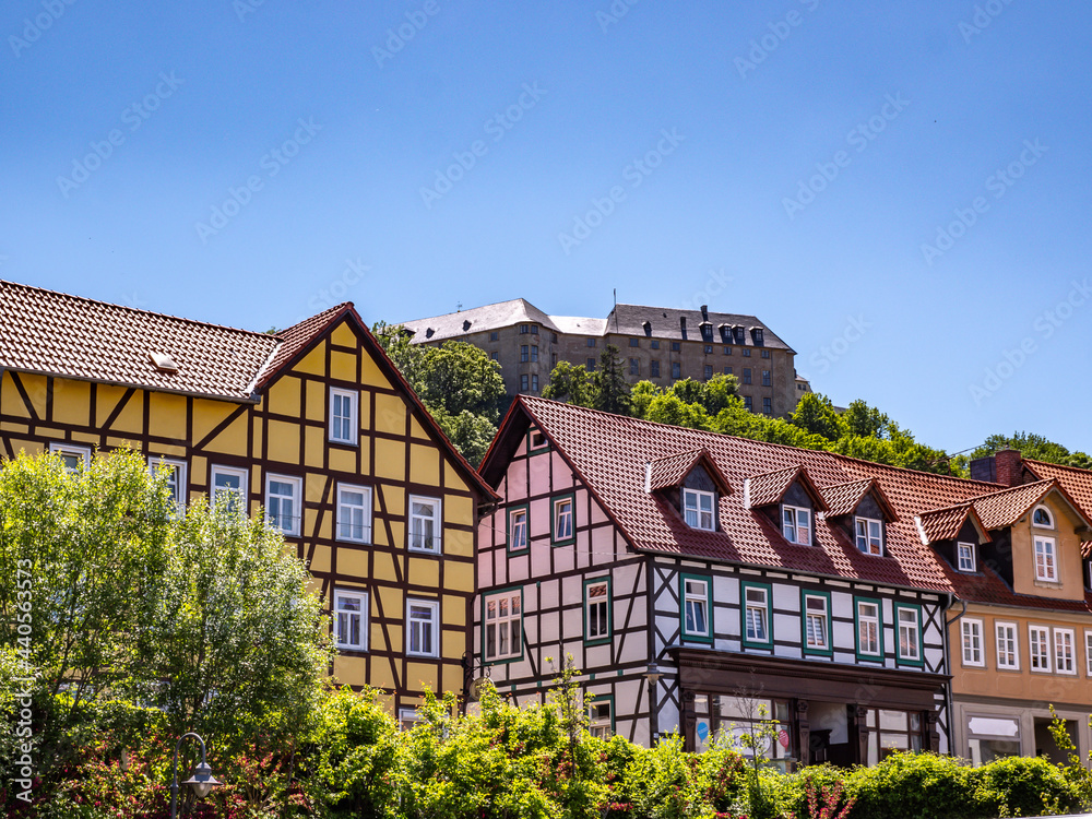 Altstadt mit Schloss in Blankenburg