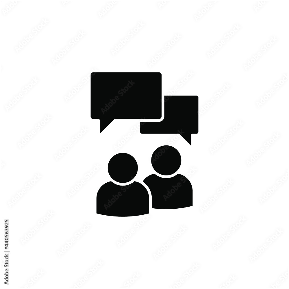 Chat, speak sign, talk icon Communication concept on white background. eps 10 Chat, speak sign, talk icon Communication concept on white background. eps 10