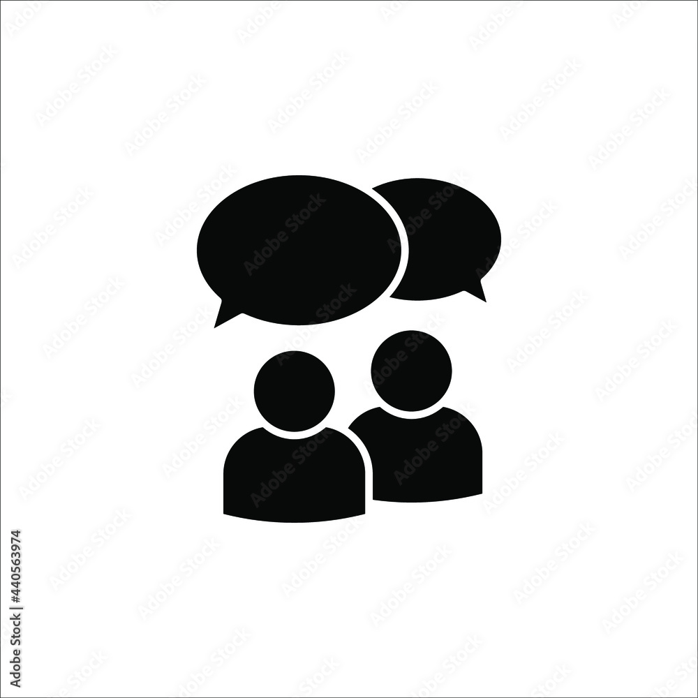 Chat, speak sign, talk icon Communication concept on white background. eps 10 Chat, speak sign, talk icon Communication concept on white background. eps 10