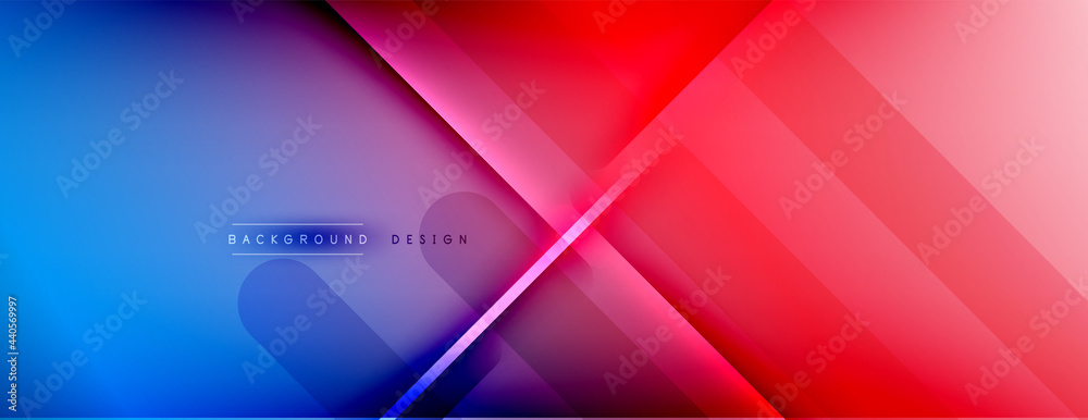 Abstract background - lines composition created with lights and shadows. Technology or business digital template. Trendy simple fluid color gradient abstract background with dynamic Abstract background - lines composition created with lights and shadows. Technology or business digital template. Trendy simple fluid color gradient abstract background with dynamic