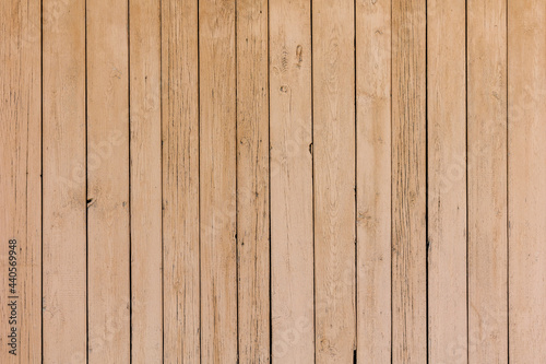 Background photo of light beige wood panels with paint.