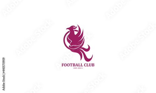 Luxury phoenix logo design vector template. Universal modern premium elegant symbol