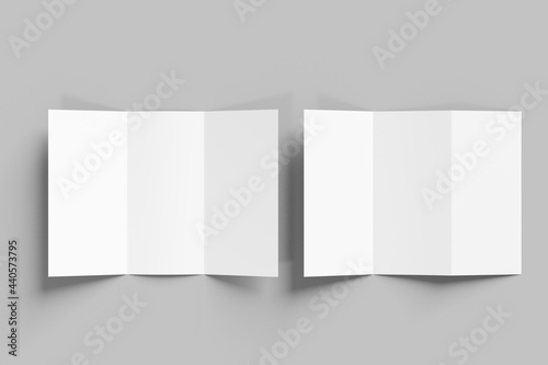 Canvas Print Trifold brochure mockup