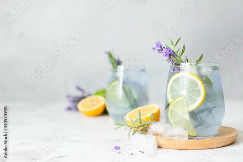 Lemonade with lavender.