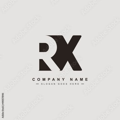 Initial Letter RX Logo - Simple Business Logo