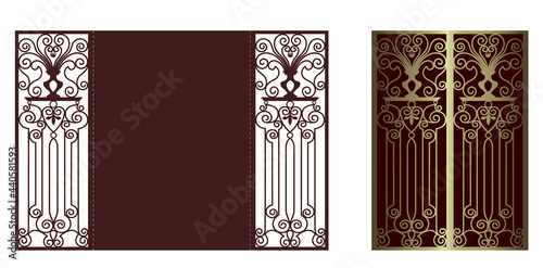 wedding invitation or greeting card