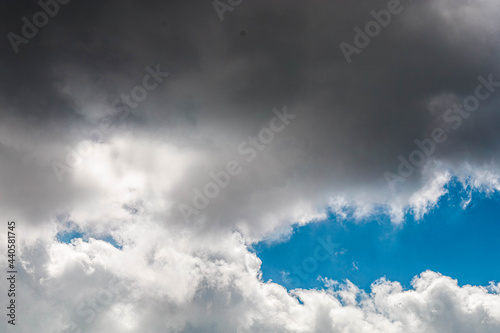 blue sky with clouds