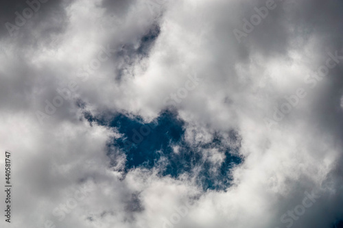 blue sky with clouds