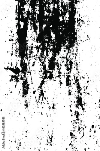 Grunge vector texture. Abstract cracked background. Aged and weathered broken surface. Dirty and damaged. Detailed rough backdrop. Vector graphic illustration.