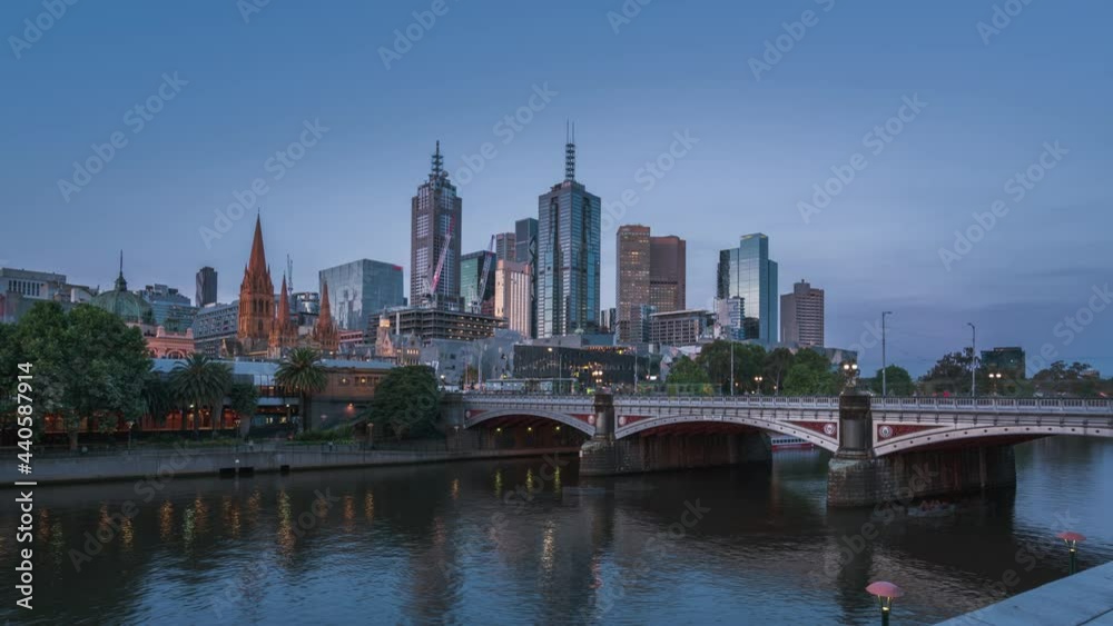 time lapse of sunset, Yarra River, Melbourne, Victoria, Australia time lapse of sunset, Yarra River, Melbourne, Victoria, Australia