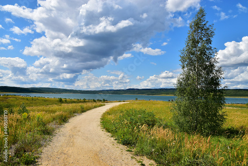 Fototapeta Naklejka Na Ścianę i Meble -  summer landscape nature blue sky 