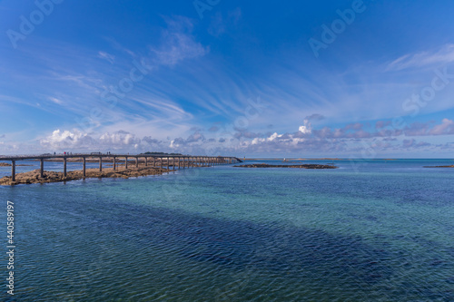 The jetty of Roscoff  Finistere  Brittany  France