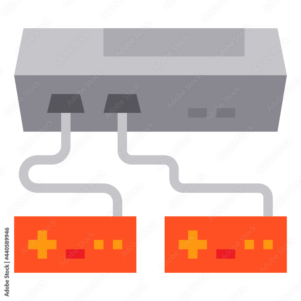Game Console flat icon Game Console flat icon
