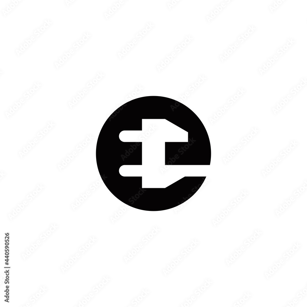 e initial electric logo design vector template e initial electric logo design vector template