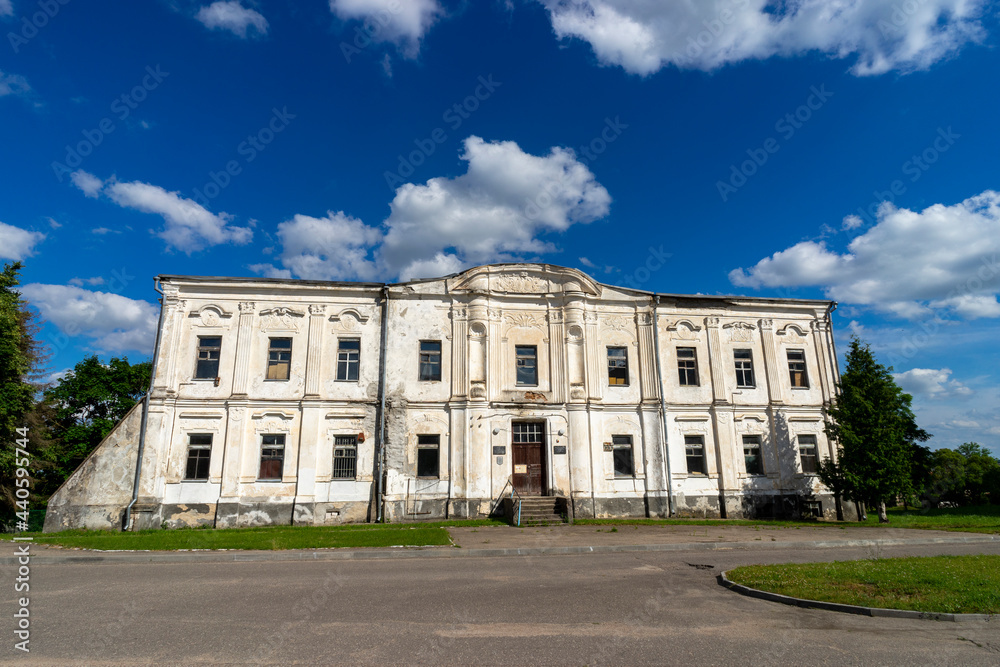 Abandoned Palace of the Radziwills in Dyatlovo, Belarus