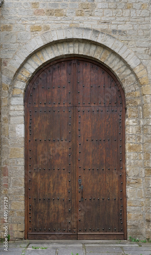 old door in the french village