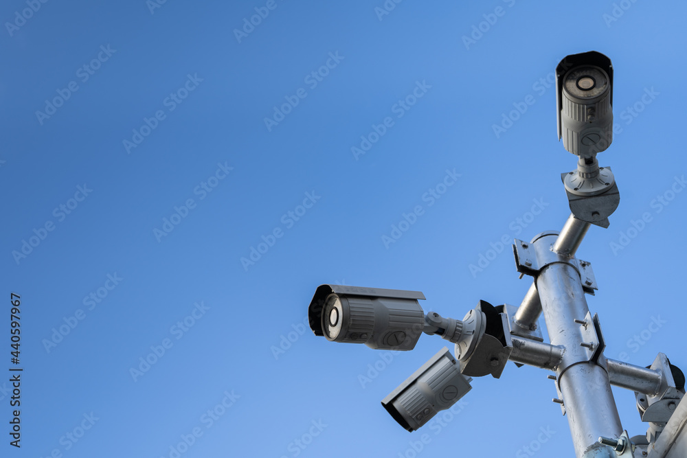 CCTV security in public places