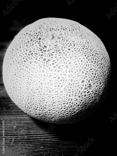 Melon  Black and white photography