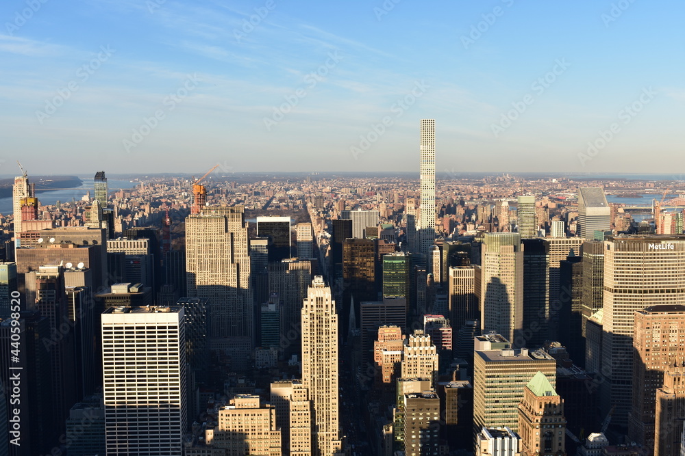 Aerial View of Manhattan, New York, United States of America