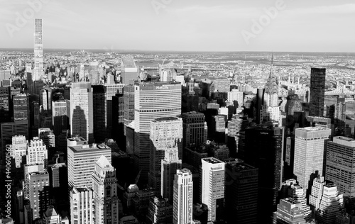 Manhattan View from Skyscrapper  New York  United States of America