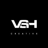 VSH Letter Initial Logo Design Template Vector Illustration