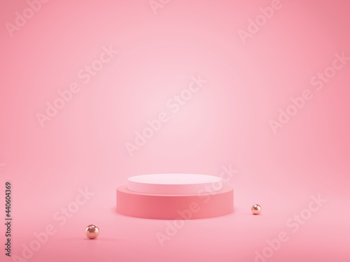 Abstract background minimal style for product branding presentation,3d rendering,Product presentation. Abstract minimal scene with podium