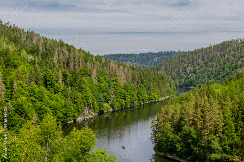 Wanderung um die Talsperre Hohenwarte am Thüringer Meer bei Ziegenrück photo