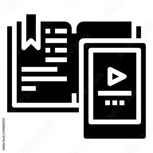 Online_screen glyph icon