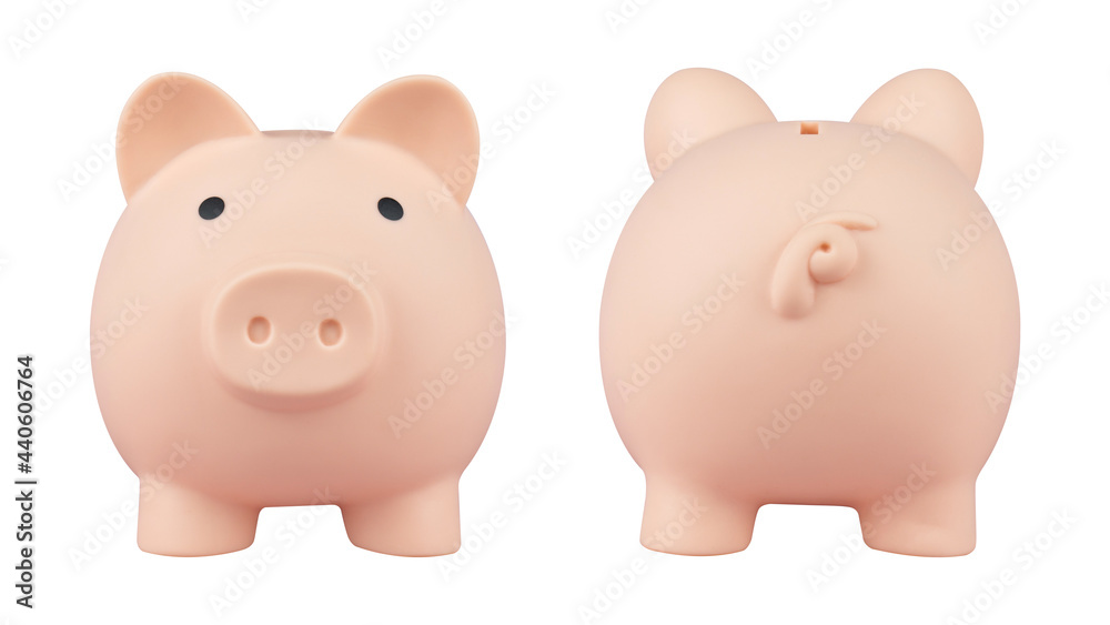 Piggy bank isolated on white background. Object with clipping path Piggy bank isolated on white background. Object with clipping path