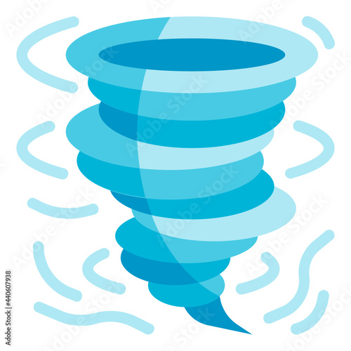 windstorm flat icon
