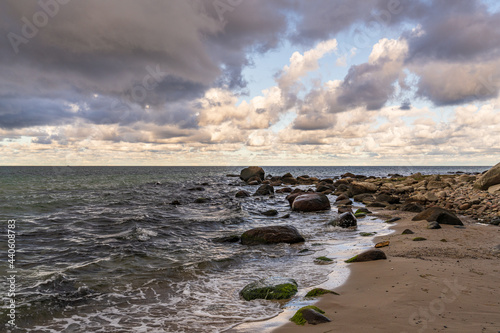 Fototapeta Naklejka Na Ścianę i Meble -  Nonnevitz Beach and the Baltic See coast between Schwarbe and Nonnevitz, Mecklenburg-Western Pomerania, Germany